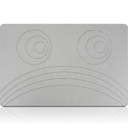 Stone Bath Mat,Non Slip, Super Absorbent Quick Drying Bathroom Floor Kitchen Counter, Diatomaceous Earth Shower Mat, Easy to Clean (23.6"x15.4" - White)