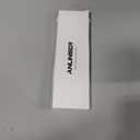 Anlinser Magnetic Bands Compatible with Samsung Galaxy Watch Ultra 2/1 Band 47mm for Men Women, Waterproof Silicone Sport Strap with Magnet Compatible with Samsung Watch Ultra, Orange/Black