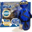 INFLATABLE DUDES Ninja Toy 40 Inches -Kids Punching Bag | Already Filled with Sand| Bop Bag | Inflatable Bopper | Boxing | Ninja Birthday Party | Punching Bag for Kids- (Little Dudes Nobi)