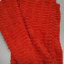 MIULEE Pack of 2 Red Corduroy Decorative Pillow Covers 18x18 Inch Soft Boho Striped Throw Pillow Covers Modern Farmhouse Home Decor for Sofa Living Room Couch Bed