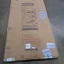 brisafe NanoMirror Non-Glass Ultra-Light 9.5 lbs Home Gym on Wheels, 67" x 40" Extra Large Full Body Mirror, Unbreakable & Shatterproof, 360° Swivel for Yoga, Dance, Fitness Studio & Home, White