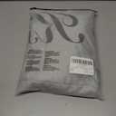 Men's Graphic Letter Wide Leg Sweatpants Drawstring Waist Street Sport Pants with Pockets (Gray, S)