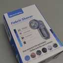 BEAUTURAL Fabric Shaver and Lint Remover, Sweater Defuzzer with 2-Speeds, 2 Replaceable Stainless Steel Blades, Battery Operated, Remove Clothes Fuzz, Lint Balls, Pills, Bobbles Gray