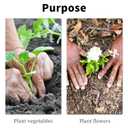 TCBWFY Garden Auger Spiral Drill Bit for Planting 3x12inch,Solid Core Shaft Auger for Bulb Planting Bedding Plants,Hole Digger for 3/8"Hex Drive Drill