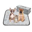 Qeils Reusable Puppy Pads, 2 Pack Washable Pee Pads for Dogs, Waterproof Non Slip Wee Wee pad, Absorbent and Leakproof Training Mats for Potty, Crate, Playpen, Bed, Sofa, 36"x 41"