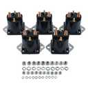5X 4-Terminals 36V Solenoid 8016 Compatible with Club Car DS Golf Carts Precedent Series 1976-1998