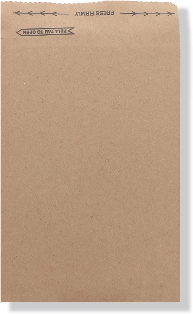Sealed Air Jiffy Rigi Bag Shipping Rigid Mailers, Case of 250, Recycled Bend Free Puncture Proof Fiberboard Mailing Envelope, #1-7.25" x 12", Kraft (#1 - 7-1/4"x12")