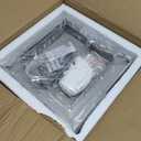 Modern Crystal Chandelier 7.9 Inches Led Ceiling Light Mini Square Flush Mount Ceiling Light for Bedrooms Dinning Rooms Hallway(Cool White,15W)