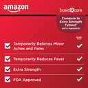 Amazon Basic Care Extra Strength Pain Relief, Acetaminophen Caplets, 500 mg, Pain Reliever/Fever Reducer, 500 Count 10/2024