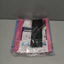 Extra Capacity Plastic Hanging File Folder Letter Size,12 Pack Reinforced Hang Folders with Heavy Duty 2 Inch Expansion, Durable Hanging Organizer Designed for Bulky Files, Assorted Colors (Multicolor)