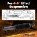 maXpeedingrods Steering Stabilizer for Silverado/Sierra 1500 Tahoe 99-07