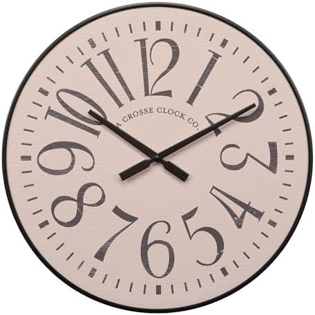 La Crosse Clock 404-3053 21-inch Alice Analog Quartz Wall Clock