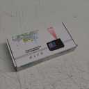 SMARTRO Digital Projection Alarm Clock for Bedrooms with Indoor Thermometer Hygrometer, USB Charger, Bedside Projector, Travel, AC and Battery Operated