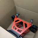 MaxWorks 50957 Ergonomic Seat Mechanic Stool Chair 22.9" L x 13.9" W x 17" H, with 4pcs 2.5" Swivel Casters, with Tool Tray for Workshop, Garage, Auto Repair - 300 Lbs Capacity