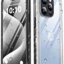 SPORTLINK for iPhone 15 Pro Max Case Waterproof  Buit in Screen Protector [Compatible with MagSafe][IP68 Underwater][6.6FT Military Dropproof][Dustproof] Full Body Shockproof Case 6.7" Black