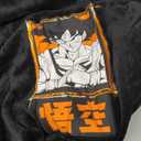 Dragon Ball Z Fleece Robe for Men, Teens, Warm Bathrobe, Cozy Robe Plush House Coat, Goku Anime Gifts for Men