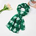 American Trends St Patrick Scarf for Women Irish Scarf St Patrick Gift Scarf St Patrick Costume Scarf Lightweight Scarf