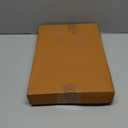 EDHAS Acacia Wood Rectangle Black Serving Tray for Breakfast Dinner Drinks Kitchen Dining Living Bathroom with Handle (15" x 10" x 1.6")