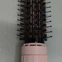 Blow Dryer Brush, 3-in-1 Rotating Hair Dryer Brush with 3 Heads for Drying Styling Volumizing Curling Sleeking in One Step for Long Hair, 3 Temperatures, Negative Ionen, Ceramic Coating, Pink