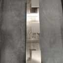 LED Bathroom Vanity Light: 24 Inch Brushed Nickel Acrylic Modern Lighting Fixtures - 3-Lights Contemporary Smoke Design Wall Lights Fixture Over Mirror 3000K