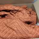 Andency King Size Comforter Set Burnt Orange - 7 Pieces Bed in a Bag King Boho Terracotta Bedding Comforter Sets, Rust Tufted Bed Set with Comforter, Sheets, Pillowcases & Shams