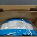 Homedics Bubble Mate Foot Spa, Toe Touch Controlled Foot Bath with Invigorating Bubbles and Splash Proof, Raised Massage Nodes and Removable Pumice Stone