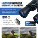 30x50 High Powered Binoculars for Adults, Waterproof Compact Binoculars with Low Light Vision for Bird Watching Hunting Football Games Travel Stargazing Cruise, Christmas Birthday Gifts for Men