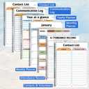 Teacher Planner Book for Yearly, Weekly & Monthly Lesson Planner, January-December Yearly Planner A4 Size with Checklist, Notes, School Teacher Supplies for Classroom Organization - Sunflower