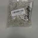 Rhinestone Fringe Belt Beaded Ribbon Diamond Tassel Chain for Jeans Clothing Accessories DIY Decoration (2 Yard, Silver)