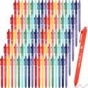 Engrowtic 100 Pcs Christian Mothers Day Bulk Bible Verse Pens Inspirational Quotes Scripture Ballpoint Pens Gift for Bible Women Sunday School Study(Rainbow Color)