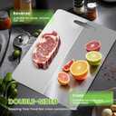 Cutting Board, 2025 New Upgrade 100% Pure Titanium Cutting Boards for Kitchen, Hygiene & Durability Non Stick Chopping Board, Double sided Cutting Mat, Easy to Clean 2 Pack Titanium Cutting Board