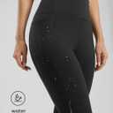 Seamaid Women's Fleece Lined Pants 30" Winter Thermal Flare Leggings Warm Insulated Bootcut Pants Pockets Water Resistant (S)