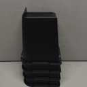 Amyhill Christmas Tree Riser Stand 6 Inch Christmas Plastic Tree Stand Set of 4 Square Black Bed Risers Ideal for Elevating Trees Decor Furniture During Holidays