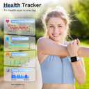 Smart Watches for Women (Android/iPhones), 120+ Sport Modes Fitness Tracker Watch with SpO2/Heart Rate Monitor, Steps/Sleep Tracker, 1.85" HD Smart Watch with Bluetooth Calls/Messages, 3ATM waterproof