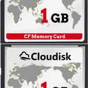 Pack of 2 Compact Flash Card 1GB CF 2.0 Card Performance for DSLR Camera,Vintage Digital Camera and Industry Equipment(1GB)