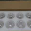 VasoArte Whiskey Glasses Set of 8, 10 OZ Crystal Old Fashioned Cocktail Glasses, Bourbon Cups, Lowball Glasses Set, Premium Scotch Glass, Clear Rum Glasses, Rock Barware for Men Gift