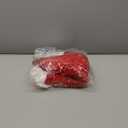 Christmas Tree Skirt, 48 Inches, Sparkling Red Sequin with White Faux Fur, for Xmas Holiday Home Decorations Christmas Decor (48 Inches)