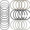 STD Engine Piston Rings Kit Fits for Volvo S40 S60 S80 C30 C70 XC90 2.4L 2.5L L5 B5244S B5254T, Replace 30731512, 31330245, 31330246