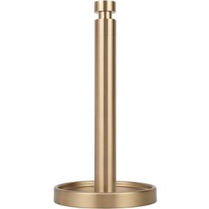 Ivilon Countertop Paper Towel Stand - Steady and Easy Tear - Fits All Paper Towel Rolls - Warm Gold