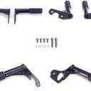 Rear Highway Footpeg Engine Guard Crash Bar Passenger Peg Frame Slider Fit for Harley Softail Street Bob M8 Low Rider FXLR S ST FXBB FXST FXFB 2018-2024 2025