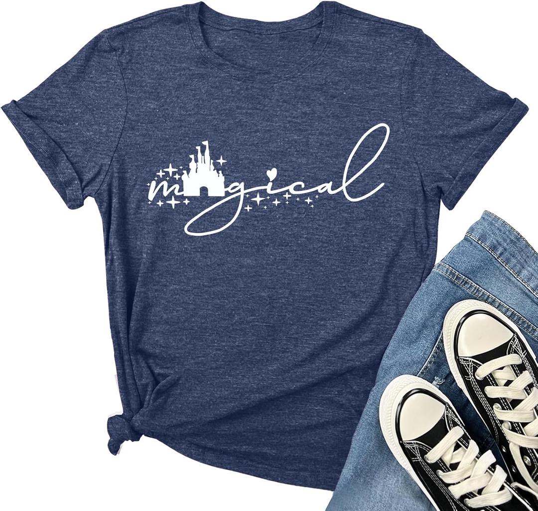 MAXTREE Women Cute Graphic Tees Summer Tee Shirts (M)