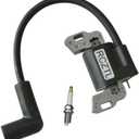 798534 799582 593872 593381 Ignition Coil + Spark Plug Fit for Briggs & Stratton 08P502 09P602 09P702 Armature Magneto Lawn Mower Engines, Replace Toro 21472 mower