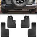 Mud Flaps Splash Guards for Ford Bronco Badlands 2021 2022 2023 External Accessories, Front and Rear Plastic Mudguards Mudflaps, 4pcs