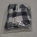 Womens Pajama Pants Plaid Stretch Comfy Lounge Pants Drawstring Sleep Bottoms with Pockets (X-Small, Black&white)
