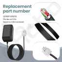 587007101 Mower Battery Charger - by Ohoho - Compatible with Husqvarna 587007101 532190097 PR25Y21RKP 428626 190097, Fits HU725AWDEX HD725E HU675FE XT722FE (12 Volt)