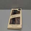 Heatless Curls Overnight Hair Curler - 4 Pcs Curling Rod to Sleep In, Velvet Hair Rollers with Satin Hair Scarf (Brown)