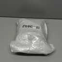 Maricome 2 Inch Bun Furniture Feet Walnut Round Solid Wooden Ottoman/Couch/Sofa Legs Set of 4 Pre-drilled M8 Bolt with Metal Brackets (Brown)