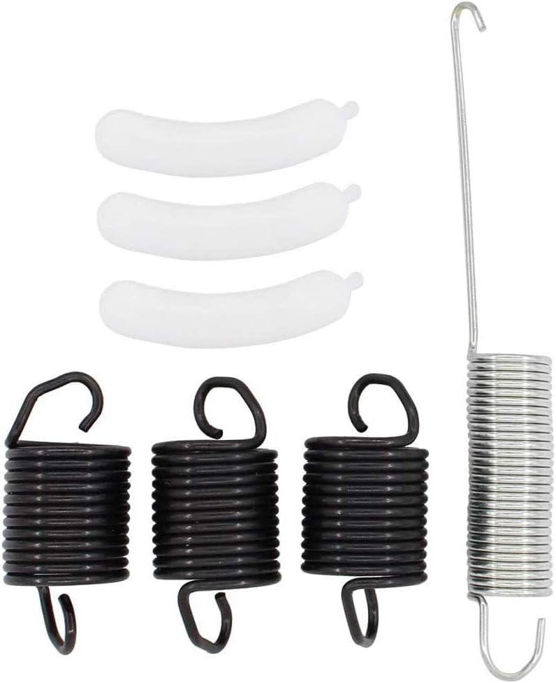 Washing Machine Kit 3 pcs Suspension Spring WP63907 & 1 pcs Counterweight Counter Balance W10250667 & 3 pcs Tub Wear Pad 285744 for Whirlpool Washer