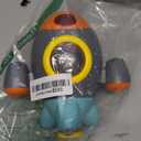 Elovien Baby Bath Toys, Space Rocket Shape Bathtub Toys for Toddlers, Spray Water Toys w/ Rotating Fountain, Bathroom Shower Toys for Infants Aged 18 Months 2 3 4 5 Years Old Kids Girls Boys