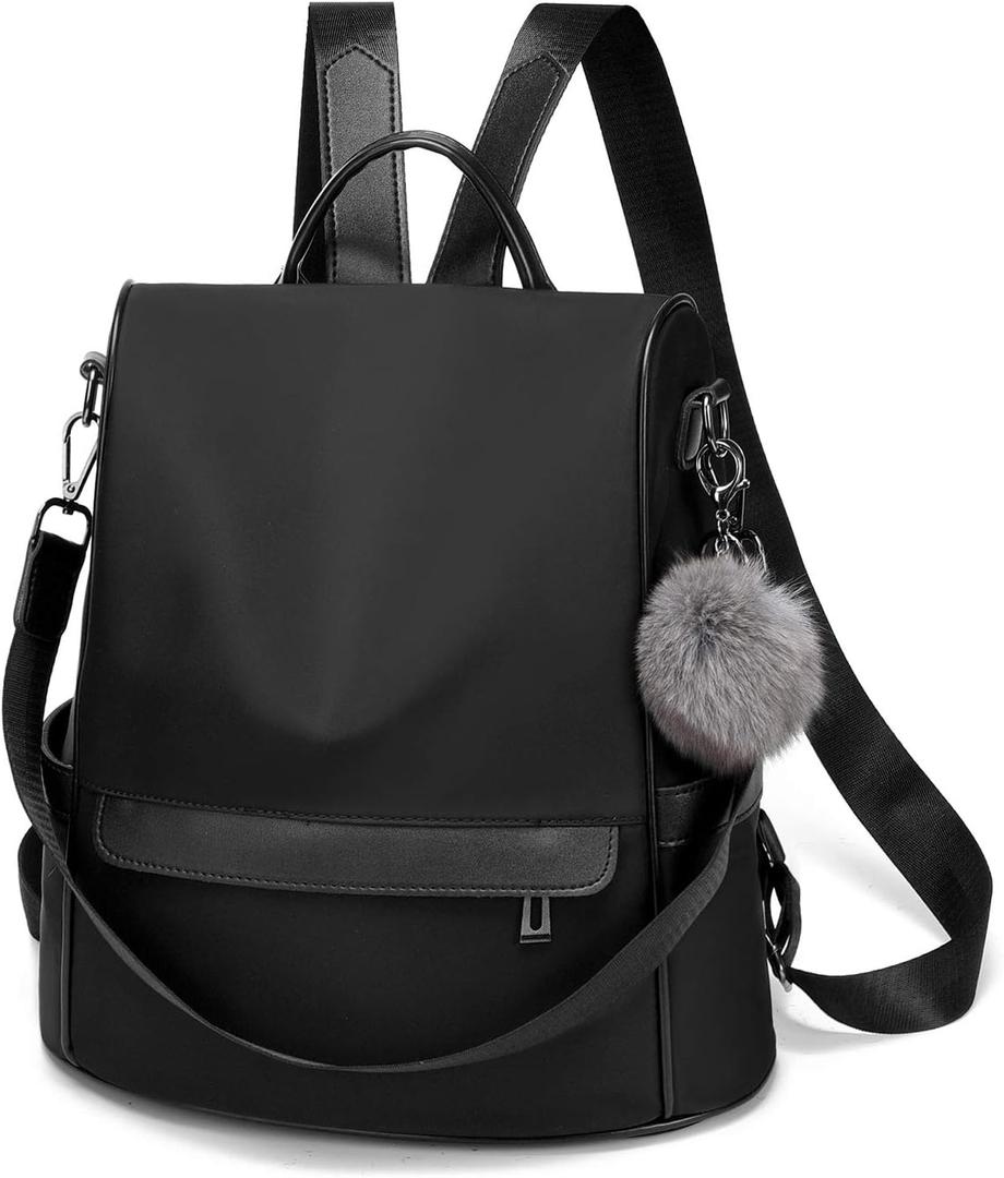 CHERUTY Women Backpack Purse Nylon Anti-theft Fashion Casual Lightweight Travel Shoulder Bag